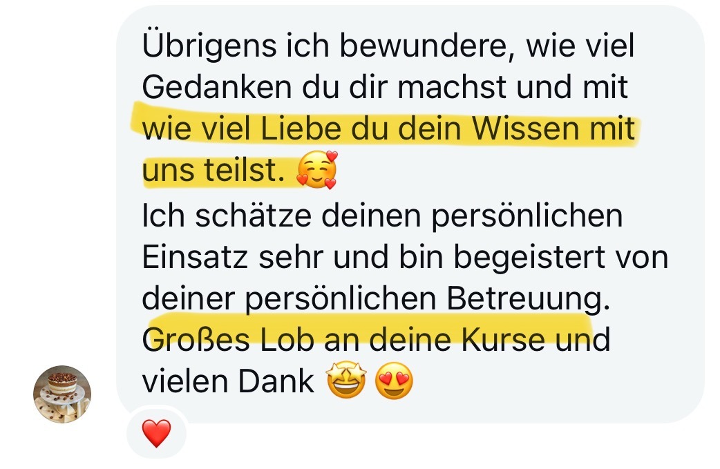 = Wieviel Liebe du in dein Wissen teilst